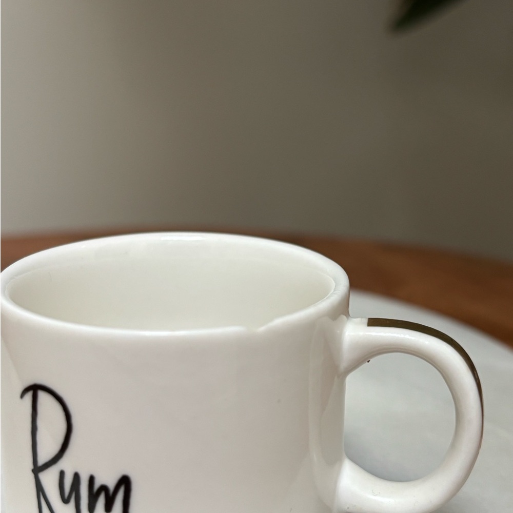 Stackable White Ceramic Espresso Shot Cup Set with Metal Rack - Picture 9 of 9
